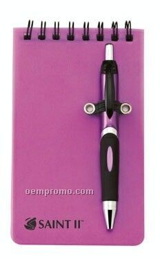 Mini Helix Memo Book & Ballpoint Mini Pen Combo