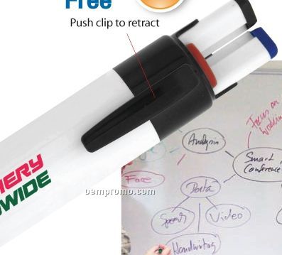 Tri Color Retractable Whiteboard Marker (Direct Import-10 Weeks Ocean)