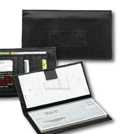 Leather Deluxe Id Checkbook Cover