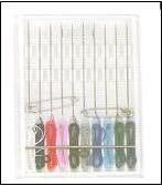 Sewing Kit, 9 Threaded Needles - 2-1/4