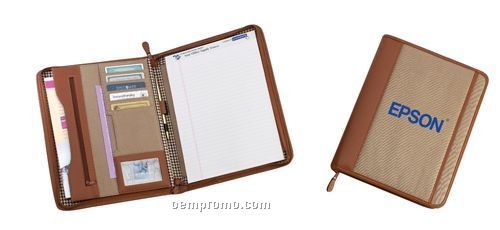 Whitney Zipper Padfolio