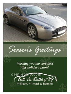 Winter Greetings Flat Digital Holiday Card (After 10/01/11)