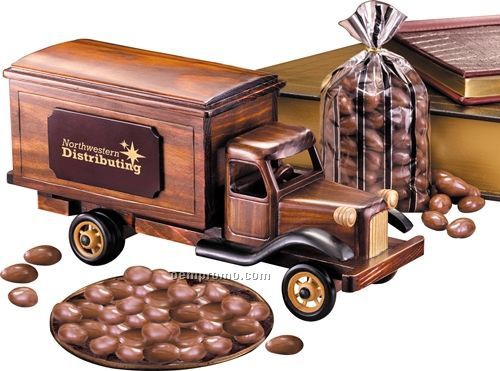 1950's Delivery Truck W/ Milk Chocolate Almonds