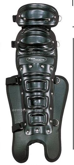 Deluxe Umpire Double Knee Cap Baseball Leg Guards With Side Wings