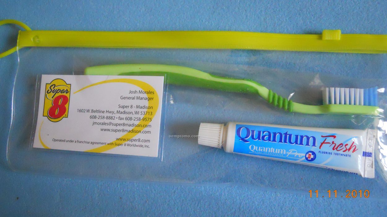 Dental Care Standard Amenity Kit W/ Toothbrush & Toothpaste