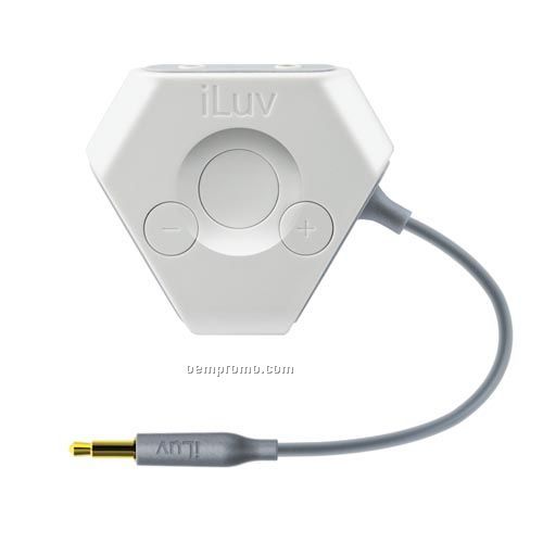 Iluv - Earphone Splitter Multiple Audio Splitter With Apple Rc - White