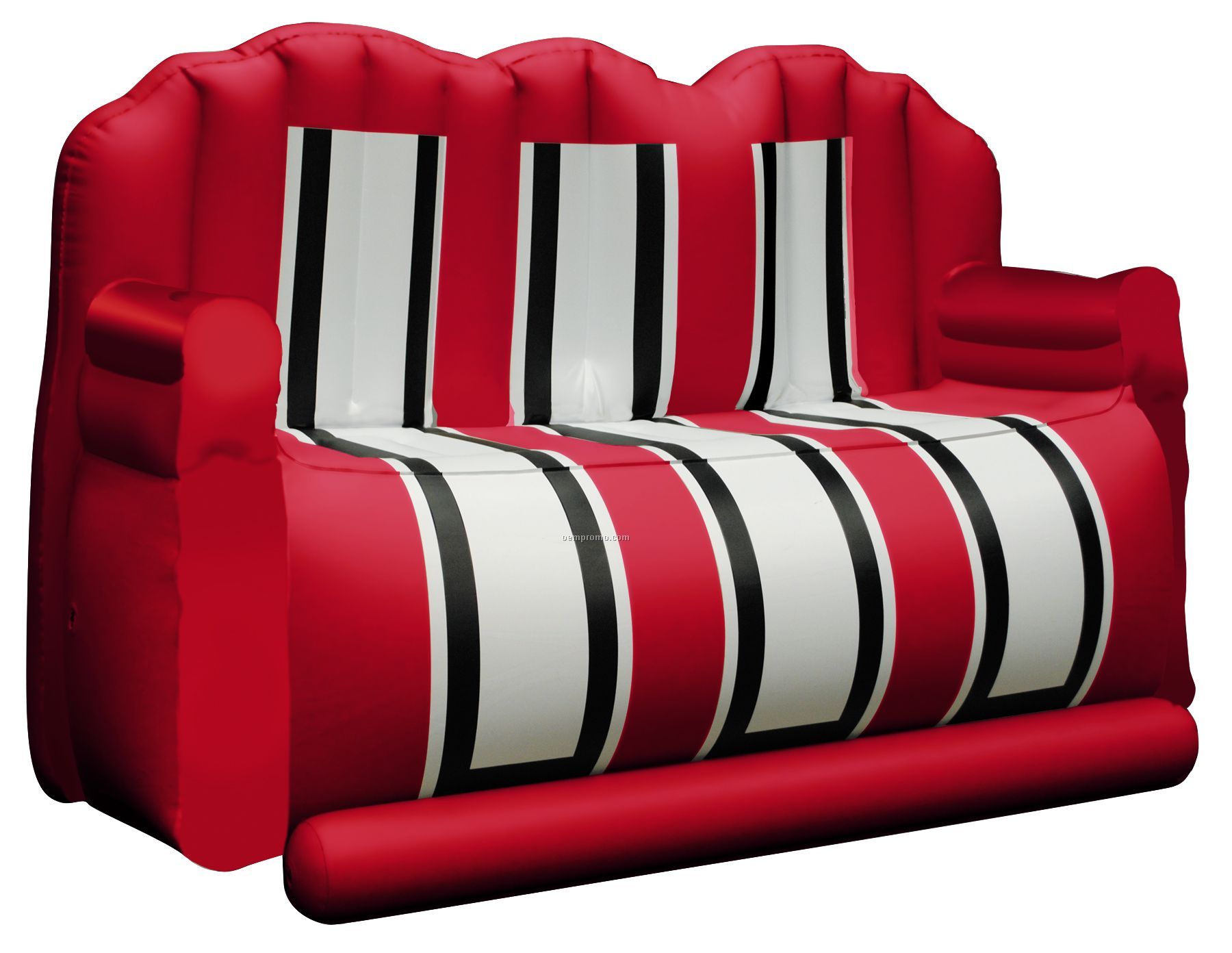 Inflate-a-seat "Couch": Red/White/Black