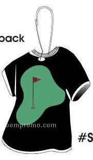 Golf Course T-shirt Zipper Pull