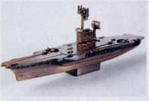 Military Bronze Metal Pencil Sharpener - Aircraft Carrier