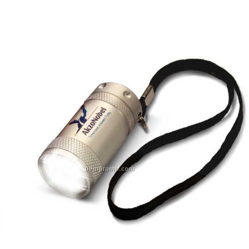Silver Mini 5 LED Flashlight