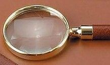 Tan Genuine Leather Magnifier