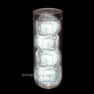 White 3-mode Light Up Ice Cubes 4 Pack