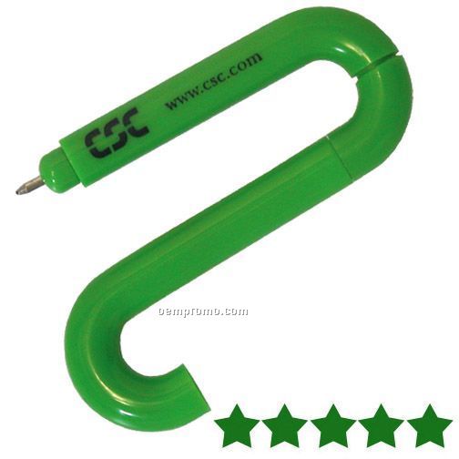 Carabiner Pen (Green)