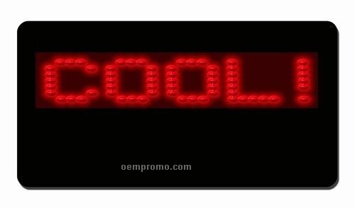 Red LED Name Tag