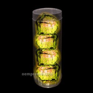Yellow 3-mode Light Up Ice Cubes 4 Pack