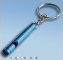 Aluminum Whistle Keychain