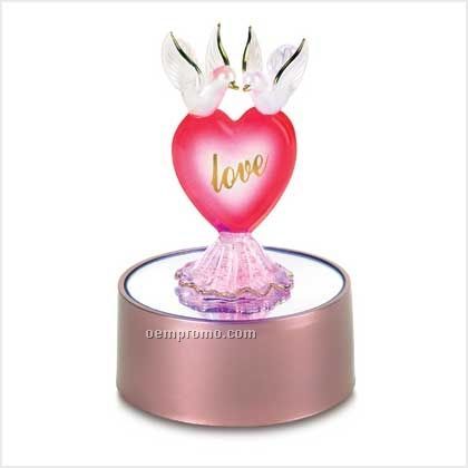 Love Doves Light Up Figurine