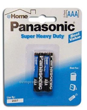 Panasonic Super Heavy Duty AAA 2-pack Batteries