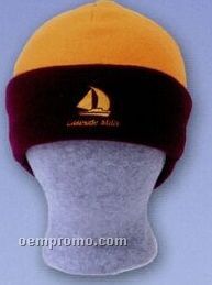 Promotional Polar Fleece Colorblock Cuff Hat