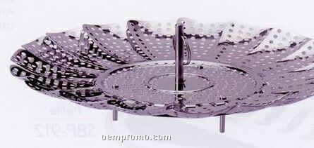 Stainless Steel Folding Steamer Basket (9")