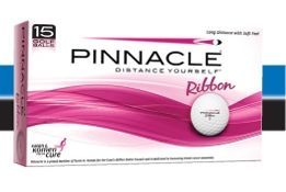 White Pinnacle Ribbon Women's Golf Ball - 15 Pack