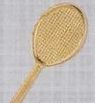 Award Pin - Tennis Racquet