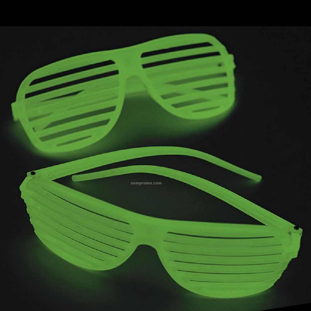 Glow Shutter Shades Sunglasses