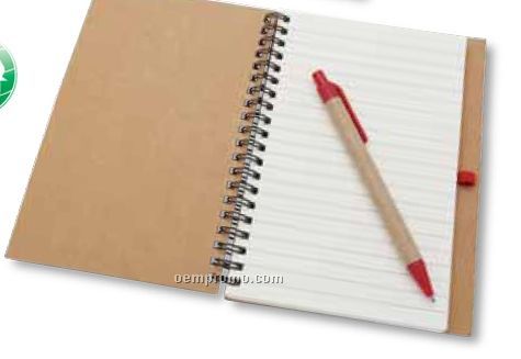 Spiral Bound Notebook W/ Pen