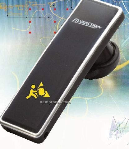 Slim Bluetooth Wireless Headset (5/8"X2"X3/16")