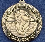 2.5" Stock Cast Medallion (Swim Neptune)
