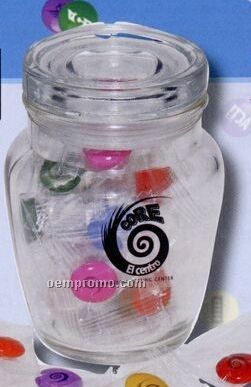 Curvy Printed Candy Jar (W & T Fill)