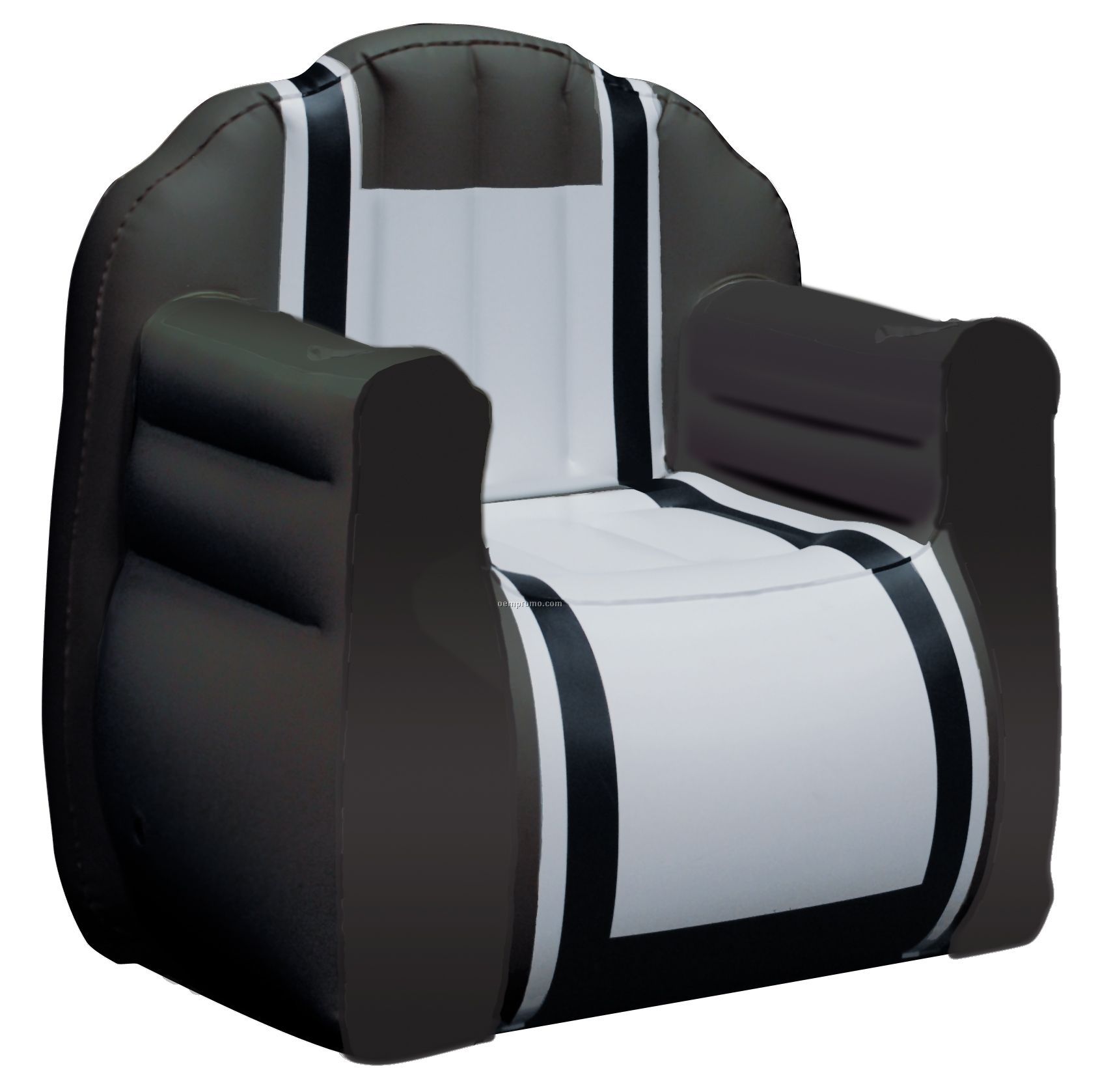 Inflate-a-seat "Chair": Black/White/Black