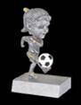 Soccer Female, Bobbleheads, Rock-n-bop -5-1/2"