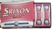 Srixon Soft Feel Ladies Golf Ball With Hit Straight Alignment - 12 Pack