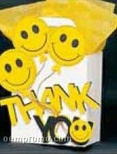 4"X2"X3-1/2" Happy Thank You 3-d Design Gift Baskets