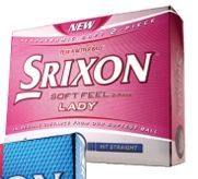 Srixon Soft Feel Golf Ball With Pana Tetra Cover - 12 Pack