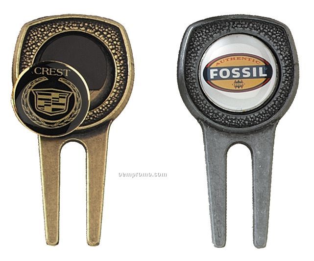 Cast Divot Tool With 7/8" Ball Marker