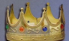 Gold Crown W/ Jewel Stones (4 1/2