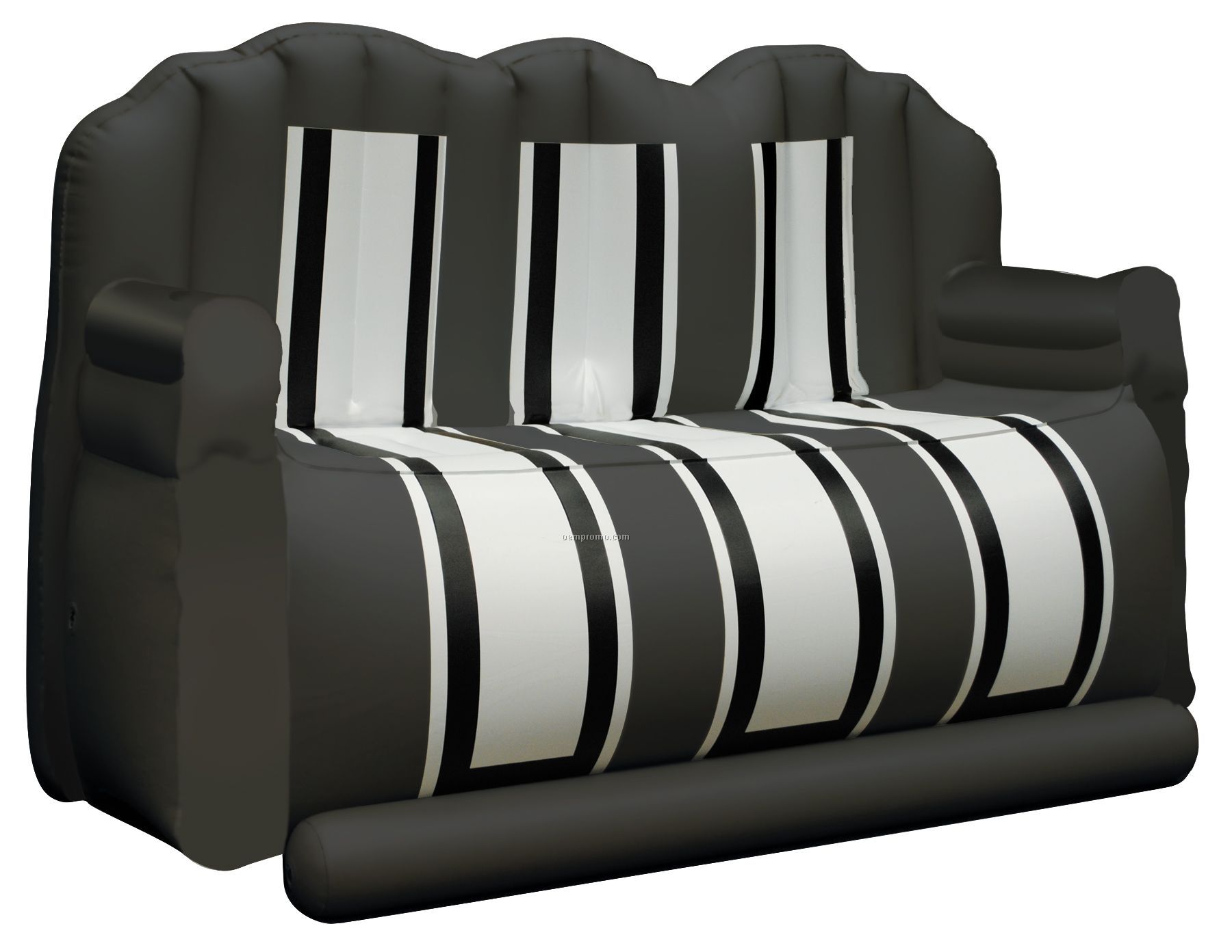 Inflate-a-seat "Couch": Black/White/Black