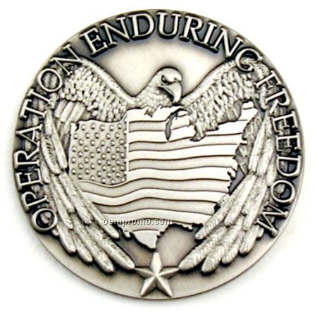 Military Seal/Coin (Operation Enduring Freedom) Brass Or Nickel