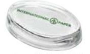 Oval Glass Paper Weight