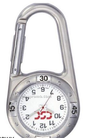 Pedre Carabiner Watch W/ White Dial
