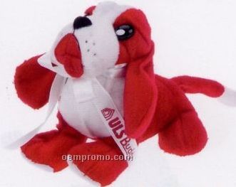 Red Stuffed Bloodhound Beanie