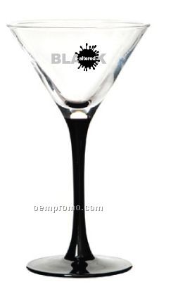 10 Oz. Arc Signature Series Black Stem Martini Glass