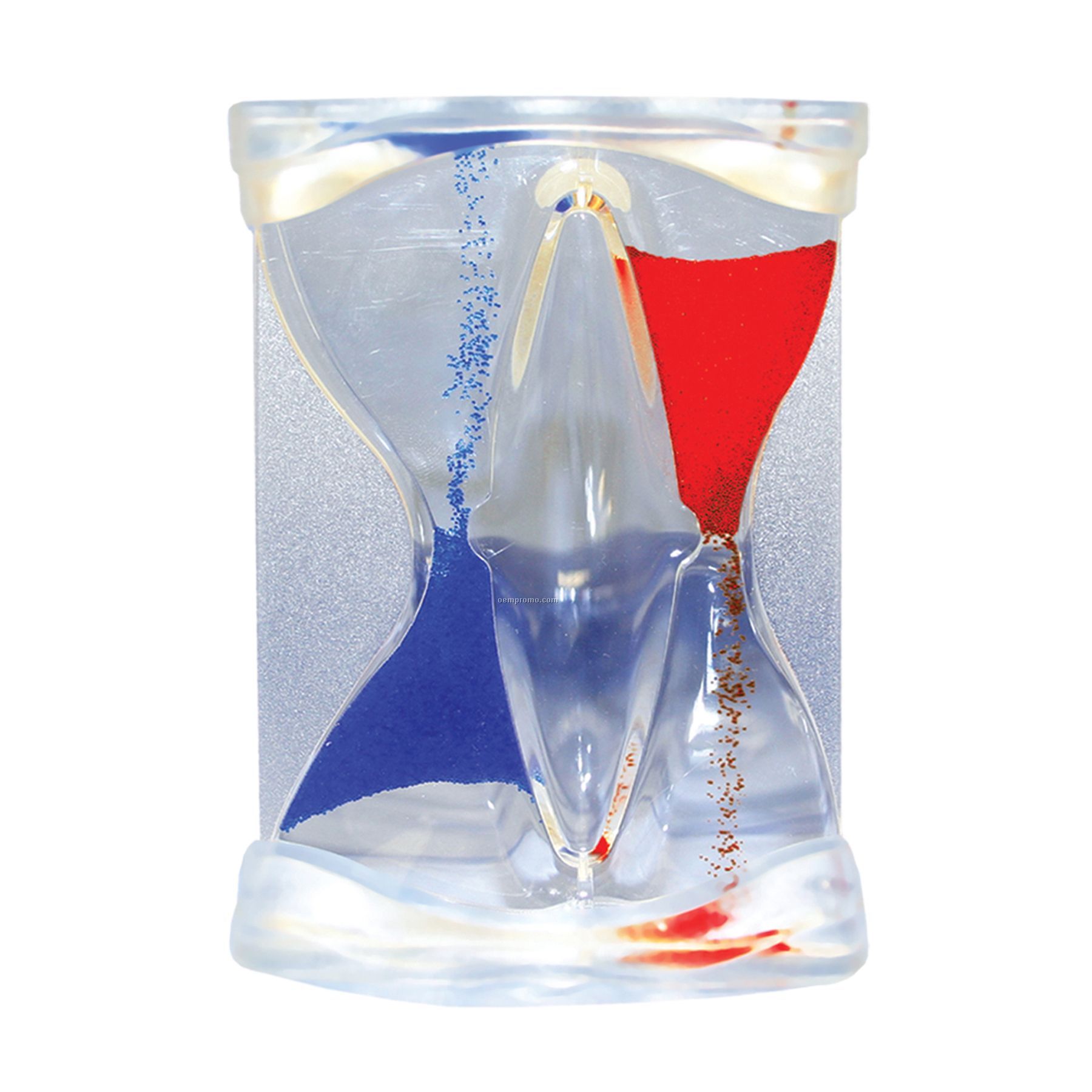 Inverse Flow Liquid Timer - Blue/Red