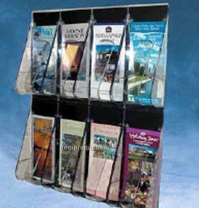 Stand Tall Pre-assembled Wall System Rack (8 Leaflet Size Pockets)