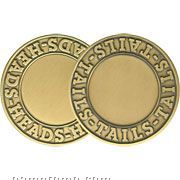 (1-1/8" Diameter) Brass Flip Coin