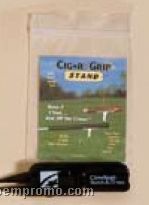 Cigar Grip Stand And Golf Repair Tool