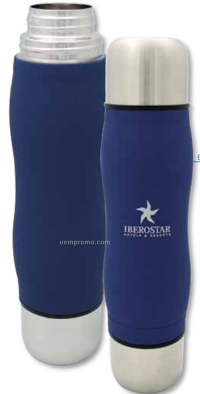 Colored Thermos W/ 2 Small Cups