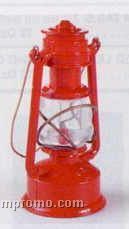 Early American Bronze Metal Pencil Sharpener - Red Railroad Lantern